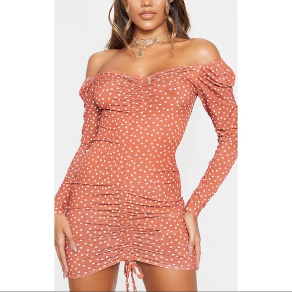 PLT POLKA DOT DRESS - Picture 4 of 4